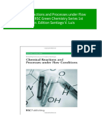 Download ebooks file Chemical Reactions and Processes under Flow Conditions RSC Green Chemistry Series 1st Edition. Edition Santiago V. Luis all chapters