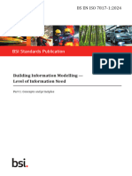 BS en ISO 7817-1-2024 Building Information Modelling Level of Information