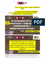 ? (AC-S15) Semana 15 - Tema 01 Tarea - Práctica Calificada 2 (PC2) NOTA 20