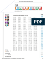 Blog Calculadora - Tabuada Multiplicação de 1 A 1000