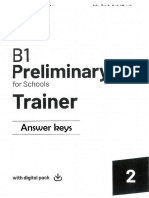 B1 Preliminary For Schools Trainer 2 - Answer Keys