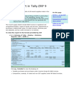 GSTR-2 Report in Tally - Erp 9