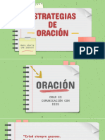 Estrategias de Oración