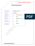 2 C Program Structure