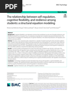 The Relationship Between Self-Regulation, Cognitive Flexibility, and Resilience Among Students: A Structural Equation Modeling