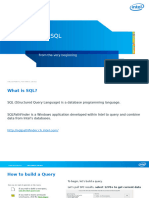 Introduction To SQL Class 1