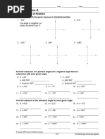 Angles of Rotation - Practice A