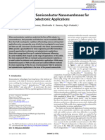 Advanced Optical Materials - 2024 - Tiwari - Strain Engineered Semiconductor Nanomembranes For Photonic and Optoelectronic