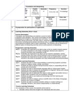 Module Translation and Interpreting