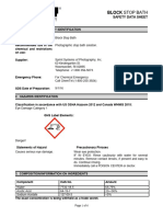 Sprint Systems of Photography Block Stop Bath Sds