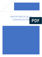 Importancia de La Comunicación CS1