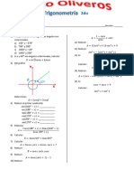 Material de Repaso de Trigonometría 2do