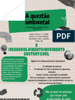 Green Modern Textured Environmental Sustainability Campaign Presentation