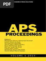 APS Proceedings Volume 4