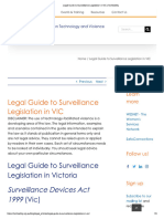 Legal Guide To Surveillance Legislation in VIC - TechSafety