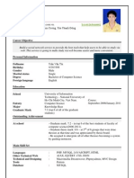 Tran Van Tai's CV