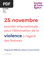 Programme 25 Du Novembre 2024 en Eure-et-Loir