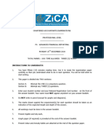 P1 Advanced Financial Reporting Question and Answer Dec 2014