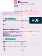 Application de La Proportionnalité