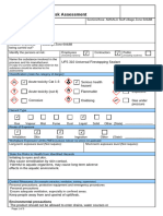 CoSHH Risk Assessment To UFS 310 Universal Firestopping Sealant