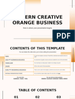 Modern Creative Orange Business Plan by Slidesgo