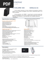 Brochure Kit Solaire 1000w