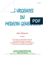 Les Urgences Du Medecin Généraliste by DR Didou