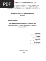 Informe de Práctica Pre-Profesional Terminal I AVANCE UNIDAD 2