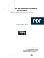 De La Sociedad de La Información A La Sociedad Del Conocimiento - Jordi LOPEZ AMAT - CC