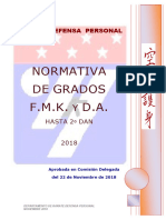 Normativa de Grados Karate Defensa Personal