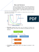 Bias and Variance