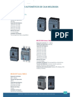 Interruptores Automaticos de Caja Moldeada Siemens