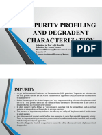 Impurity Profiling and Degradent Characterization