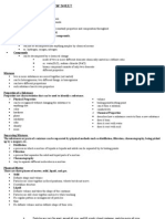 Chemistry Review Sheet