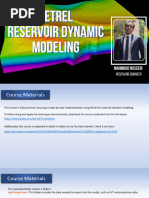 Petrel Reservoir Dynamic Modeling Course