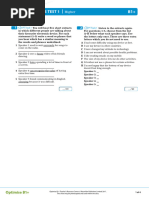 OPT B1plus Progress Test 1 Higher