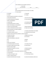 English 10 First Quarter Exam With Answers