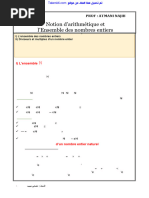 Arithmetique Dans in Cours 3