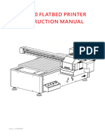 UV6090 Flatbed Printer Instruction ManualEN