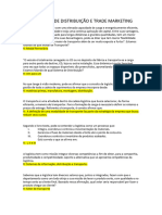 Apanhado de Distribuição e Trade Marketing