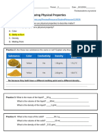 Floridastudents - SC.8.P.8.4 Physical Properties