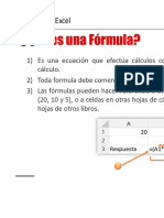 Formulas en Excel