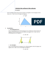 Surface Volumes Derivee Integrale