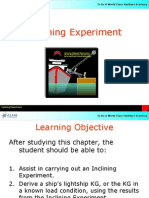 Inclining Experiment