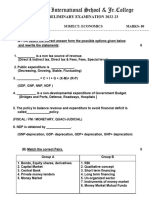 Economics 12 Prelim Paper