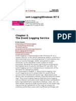 Windows NT Event Logging