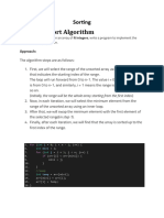 Sorting and Serching Coding