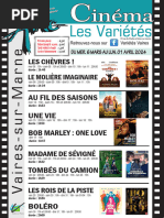 Programme Cinema Les Varietes Du 06 03 2024 Au 01 04 2024