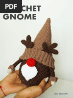 Reindeer Gnome Crochet Pattern CROCHETGNOME