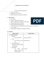 A Detailed Lesson Plan in Math - Curriculum Dev't